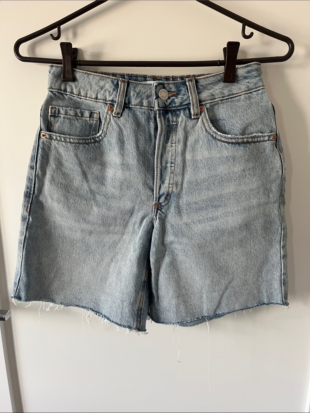 Dynamite Light Blue Denim Jean Shorts